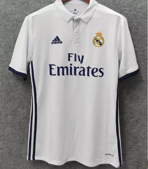 2016-2017 Retro Real Madrid Home 1:1 Quality Soccer Jersey