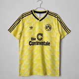 Dortmund Home Yellow 1:1 Retro Soccer Jersey 1988