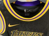 NBA Laker black James No.23 1:1 Quality