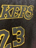 NBA Laker black James No.23 1:1 Quality