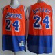 NBA Lakers #24 Kobe up orange down Blue Vintage mesh 1:1 Quality