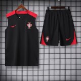 Portugal  Black 1:1 Quality Training Vest（A-Set）24/25