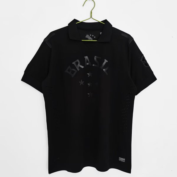2013/14 Brazil Black Player 1:1 Quality Retro Jersey