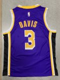 NBA Laker purple Davis No.3 1:1 Quality