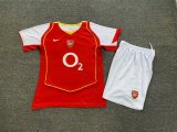Arsenal Home 1:1 Kids Retro Soccer Jersey 2004/2005