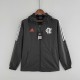 Flamengo Black Windbreaker(红色阿迪白色三边）2022