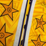NBA Laker retro yellow V-lead Sucheng city version No.0 Kuzma belt chip 1:1 Quality