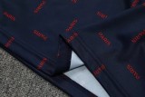 22/23 Paris Vest Training Suit Kit Black1:1 Quality Training Shirt
