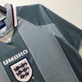 1996 England Away 1:1 Quality Retro Soccer Jersey