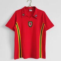 1976-1979 Wales Home 1:1 Retro Soccer Jersey 1976-1979 Wales Home 1:1 Retro Soccer Jersey