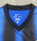 2010-2011 Inter Milan Home Long Sleeve 1:1 Retro Soccer Jersey