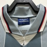1996 England Away 1:1 Quality Retro Soccer Jersey