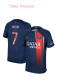PSG Paris Home With MBAPPÉ#7 Printing In Chinese Fans 1:1 Quality Soccer Jersey 23/24