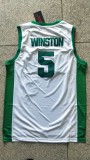 NBA Michigan Spartans #5 white university shirt 1:1 Quality