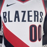 NBA Trail Blazers White HENDERERSON#00 Men Jersey Top Quality Hot Pressing Number And Name 2023