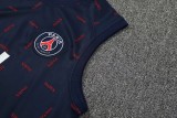 22/23 Paris Vest Training Suit Kit Black1:1 Quality Training Shirt