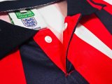 England  Away  Red  1:1 Quality Retro Soccer Jersey 1992