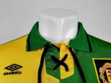 1992 Manchester United Long sleeve 1:1 Quality Retro Soccer Jersey