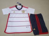 Flamengo Away Kids Soccer Jersey 23/24