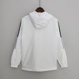 Real Madrid White Windbreaker 2022