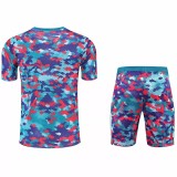 Real Madrid Red Green Blue Training Short Suit(短裤拉链口袋) 1:1 Quality Soccer Jersey