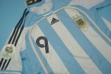 Argentina Home Fans 1:1 Quality Retro Soccer Jersey 2006/2007