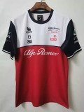 2021 F1 Alfa Romeo Red Short Sleeve Racing Suit 1:1 Quality