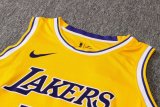 NBA Laker yellow Kuzma No.0 1:1 Quality
