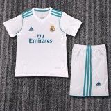 2017/2018 Real Madrid Home 1:1 Kids Retro Soccer Jersey