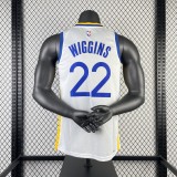 NBA Golden State Warriors White WIGGINS#22 Men Jersey Top Quality Hot Pressing Number And Name 2023