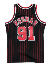 NBA Mitchell & Ness bull 91 stripes 1:1 Quality