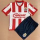 Chivas 115th Red Kids Kits 1:1 Quality Soccer Jersey