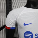 23/24 Barcelona Away White Player 1:1 Quality Soccer Jersey