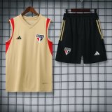 23/24 Sao Paulo Yellow 1:1 Quality Training Vest（A-Set）