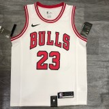NBA Bulls round white No. 23 Jordan with chip 1:1 Quality