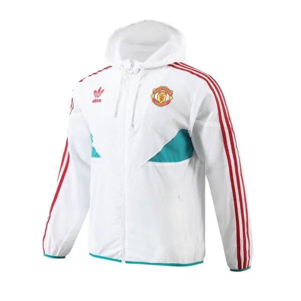 Manchester United White Windbreaker 23/24