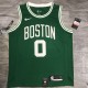 NBA Celtics Retro Green 0 Tatum with chip 1:1 Quality