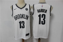 2021 NBA Nets #13 Harden white 1:1 Quality