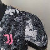 23/24 Juventus Black White Special Edition Player Version 1:1 Quality Soccer Jersey