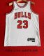 Chicago Bulls 75th Jordan #23 White Hot Pressing 1:1 Quality Men NBA Jersey