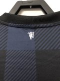 2013-2014 Manchester United Away Blue 1:1 Retro Soccer Jersey
