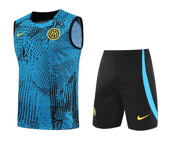 Inter Milan Blue 1:1 Quality Training Vest(A-Set)23/24