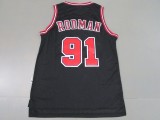 NBA Bull #91 Rodman Retro Black 1:1 Quality