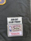 NBA Nuggets # 3 Lverson Snow mountain black top Mesh Jersey 1:1 Quality