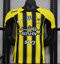 24/25 Al Ittihad Saudi Home Yellow Player 1:1 Quality Soccer Jersey（吉达联合）