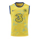 22/23 Chelsea Vest Training Suit Kit Yellow 1:1 Quality Training Jersey