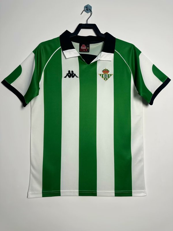 Real Betis Home Fans 1:1 Quality Retro Soccer Jersey 1998/1999