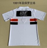1991 Sao Paulo Home 1:1 Quality Retro Soccer Jersey