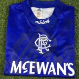 1994-1996 Retro Rangers Home 1:1 Quality Soccer Jersey