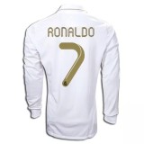 2011-2012 Retro Real Madrid Home Long Sleeve 1:1 Quality Soccer Jersey